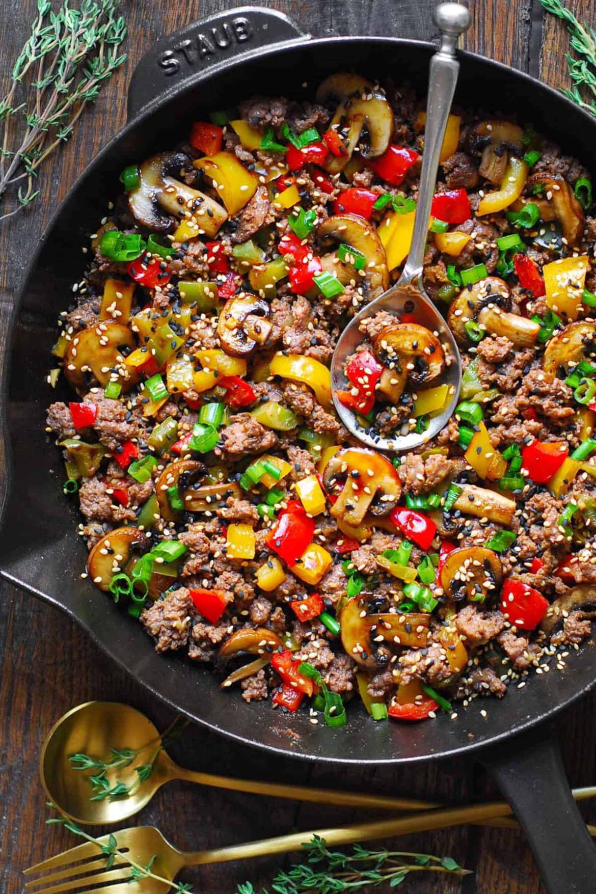 bowl of vegetables grains and olive oil